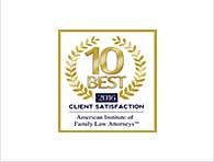 10 Best Client Satisfaction | American Institute of Family Law Attorneys | 2016
